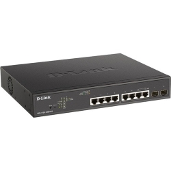 D-Link DGS-1100 DGS-1100-10MPPV2 10 Ports Manageable Ethernet Switch - Gigabit Ethernet - 10/100/1000Base-T, 1000Base-X - 3 Layer Supported - Modular - 2 SFP Slots - 12.80 W Power Consumption - 242 W PoE Budget - Optical Fiber, Twisted Pair - PoE Ports -
