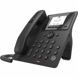 HP Poly CCX 350 IP Phone - Corded - Corded - Desktop, Wall Mountable - Black - VoIP - 7.1 cm (2.8") LCD - 2 x Network (RJ-45) - PoE Ports 848Z7AA