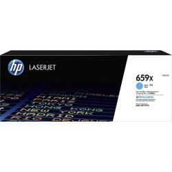 HP 659X Original High Yield Laser Toner Cartridge - Cyan - 1 Pack - 29000 Pages W2011X