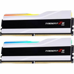 G.SKILL Trident Z5 RGB RAM Module for Motherboard, Desktop PC - 64 GB (2 x 32GB) - DDR5-6000/PC5-48000 DDR5 SDRAM - 6000 MHz - CL30 - 1.40 V - Non-ECC - Unbuffered - 288-pin - DIMM - Lifetime Warranty F5-6000J3040G32GX2-TZ5RW