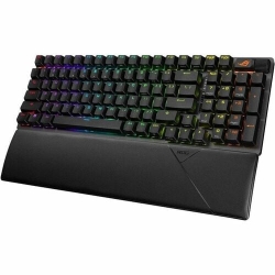 Asus ROG Strix Scope II 96 Wireless Gaming Keyboard - Wired/Wireless Connectivity - USB 2.0 Type A Interface - RGB LED - Black - Mechanical Keyswitch - Bluetooth/RF - 5.1 - 2.40 GHz - Xbox - PC ROG STRIX SCOPE II 96 WL SNOW