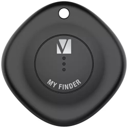 Verbatim My Finder Bluetooth 3.2 Tracker - Black - IP66 Rated - Works with Apple Find My for iPhone, iPad & Macbook 66840