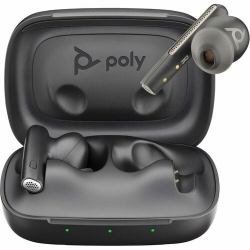 Hp Poly Voyager Free 60 UC True Wireless Earbud Stereo Earset - Carbon Black - Microsoft Teams Certification - Google Assistant, Siri - Binaural - In-ear - 3000 cm - Bluetooth - 20 Hz to 20 kHz 7Y8L8AA