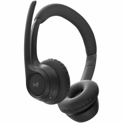 Logitech Zone 305 Wireless Over-the-head, On-ear Stereo Headset - Microsoft Teams Certification - Binaural - Supra-aural - 3000 cm - Bluetooth - 32 Ohm - 20 kHz to 50 kHz - Omni-directional, MEMS Technology, Noise Cancelling Microphone - Noise Canceling 9