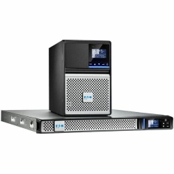 Eaton 5P1550IRG2 Line-interactive UPS - 1.55 kVA/1.35 kW - 1U Rack-mountable - 230 V AC Input - 230 V AC, 200 V AC, 208 V AC, 220 V AC Output - 6 x IEC 60320 C13 (10A) - Pure Sine Wave - Serial Port - Yes - LCD Display - Relay-MS Card, INDGW-M2 Card, RS-2