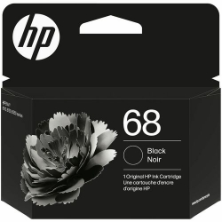 HP 68 Original Inkjet Ink Cartridge - Black - 1 Pack - 160 Pages 7FP21TA