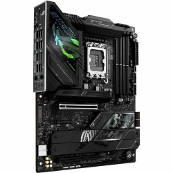 Asus ROG Strix Z890-F GAMING WIFI Gaming Desktop Motherboard - Intel Z890 Chipset - Socket LGA-1851 - ATX - Core Ultra Processor Supported - 192 GB DDR5 SDRAM Maximum RAM - DIMM, UDIMM - 4 x Memory Slots - Gigabit Ethernet - 2.5Gigabit Ethernet - IEEE 80