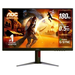 Aoc Q27G4F 27 QHD 2560X1440 180HZ IPS PANEL, 0.5MS 16:9 W-LED GAMING MONITOR, DP/HDMI, EARPHONE, HEIGHT ADJUSTABLE/PIVOT/SWIVEL/TILT, VESA 100X100, 3 YEARS WARRANTY Q27G4F