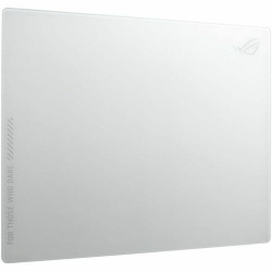 Asus ROG Moonstone Ace L Large Gaming Mouse Pad - 4 mm x 400 mm Dimension - White - Glass - Scratch Resistant, Anti-slip, Impact Resistant - 1 Pack - Mouse ROG MOONSTONE ACE L/WHT