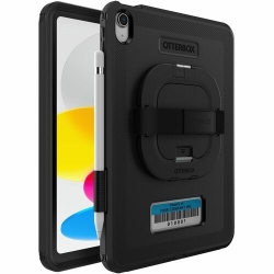 OtterBox Defender Rugged Carrying Case Apple iPad (10th Generation) Tablet - Black - Scrape Resistant, Drop Resistant, Dust Resistant Port, Dirt Resistant Port, Dust Resistant - Hand Strap - 259.6 mm Height x 191.8 mm Width x 27.4 mm Depth - 1 Unit 77-95