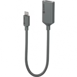 Alogic Elements 20 cm HDMI/USB-C A/V Cable for Audio/Video Device, Computer, Monitor, Notebook, Projector, Home Theater System - First End: 1 x USB Type C - Male - Second End: 1 x HDMI 2.0 Digital Audio/Video - Female - 18 Gbit/s - Supports up to4096  EL2