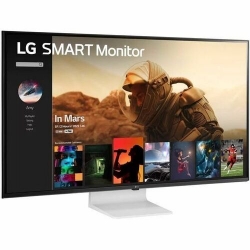 LG 43SQ700S-W 43" Class Webcam 4K UHD Smart LCD Monitor - 16:9 - 42.5" Viewable - In-plane Switching (IPS) Technology - 3840 x 2160 - 1.07 Billion Colors - 300 cd/m² - Speakers 43SQ700S-W