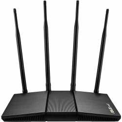 Asus RT-AX54HP Wi-Fi 6 IEEE 802.11 a/b/g/n/ac/ax Ethernet Wireless Router - Dual Band - 2.40 GHz ISM Band - 5 GHz UNII Band - 4 x Antenna(4 x External) - 225 MB/s Wireless Speed - 4 x Network Port - 1 x Broadband Port - Gigabit Ethernet - VPN Supported R
