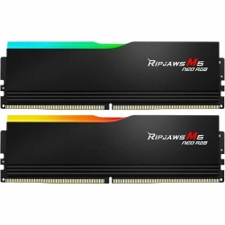 G.SKILL Ripjaws M5 Neo RGB RAM Module for Motherboard, Gaming Desktop Computer - 32 GB (2 x 16GB) - RGB - DDR5-6000/PC5-48000 DDR5 SDRAM - 6000 MHz - CL28 - 1.40 V - Non-ECC - Unbuffered - Lifetime Warranty F5-6000J2836G16GX2-RM5NRK