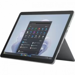Microsoft Surface Go 4 Tablet - 10.5" - 8 GB - 128 GB Storage - Windows 11 Pro - Platinum - Quad-core (4 Core) N200 - microSDXC Supported - 1920 x 1280 - PixelSense Display - 12.50 Hours Maximum Battery Run Time XHU-00008