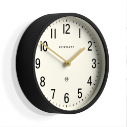 Newgate Master Edwards Wall Clock Black NGLUGG371K
