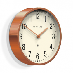 Newgate Master Edwards Wall Clock Copper NGLUGG371RAC