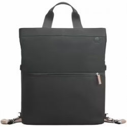 HP Carrying Case (Backpack/Tote) for 35.6 cm (14") to 35.8 cm (14.1") Notebook - Black, Taupe - RFID Resistant, Water Resistant - Plastic, Polyethylene Foam Body - D-ring, Trolley Strap - 18 L Volume Capacity 9C2H1AA