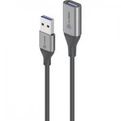 Alogic Ultra 2 m USB Data Transfer Cable for Peripheral Device, Mouse, Keyboard, Hard Drive, USB Hub, Computer - 1 - First End: 1 x USB 3.0 Type A - Male - Second End: 1 x USB 3.0 Type A - Female - 4.8 Gbit/s - Extension Cable - Space Gray U32AARBK