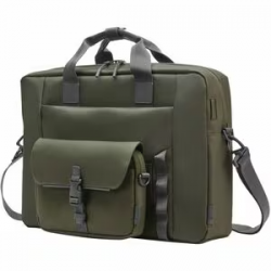 HP Carrying Case (Messenger) for 39.6 cm (15.6") Notebook - Grey - Water Resistant, RFID Resistant - Plastic, Polyethylene Foam Body - D-ring, Trolley Strap - 22 L Volume Capacity 9J497AA