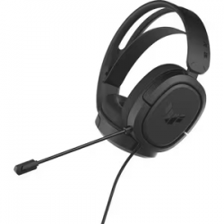 ASUS TUF Gaming H1 Wired Over-the-ear Stereo Gaming Headset - Black - Binaural - Ear-cup - 60 Ohm - 20 Hz to 20 kHz - 120 cm Cable - Uni-directional Microphone - Mini-phone (3.5mm) TUF GAMING H1