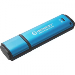 Kingston Vault Privacy 50 Series IKVP50C 16 GB USB 3.2 (Gen 1) Type C Flash Drive - 256-bit AES - TAA Compliant - 250 MB/s Read Speed - 180 MB/s Write Speed IKVP50C/16GB