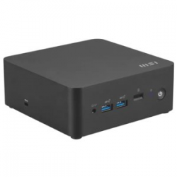 MSI Cubi NUC 1M Barebone Mini PC - Core 7 150U - 2x DDR5 SODIMM Slot - 2x M.2 SSD Slot - Integrated Graphics - WiFi 6, BT 5.3 - 2x HDMI, 2x Thunderbolt, Card Reader - No OS - Power Switch Cable - 3Y Warranty CUBI NUC 1M-001BAU