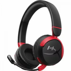 HP HyperX Cloud Mini Wired/Wireless Over-the-head, On-ear Stereo Gaming Headset - Black - Binaural - Supra-aural - 2000 cm - Bluetooth - 94 Ohm - 20 Hz to 20 kHz - 120 cm Cable - Electret Condenser, Omni-directional Microphone - Mini-phone (3.5mm) 7G8F1AA