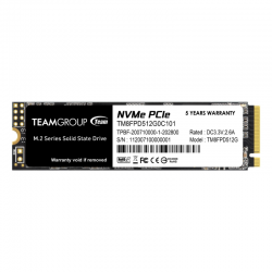 Team Group MP33 Pro 2TB, M.2 (2280), NVMe 1.3, R/W(Max) 3500MB/s, 3000MB/s, 220K/200K IOPS, 1000TBW, 5 Years Warranty TM8FPD002T0C101