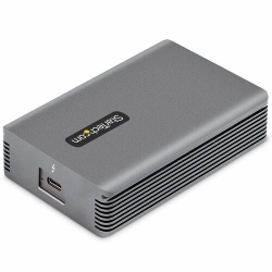 StarTech.com Thunderbolt 3 to Ethernet Adapter, 10GbE, Multi-Gigabit Thunderbolt 3 to RJ45 Network Adapter, TB3/TB4 10GbE NIC - Thunderbolt 3 to Ethernet Adapter; Supports multi-gigabit 1/2.5/5/10G network speeds; RJ45 10GbE NIC with Marvell AQC107S; Inc