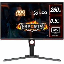 Aoc Q27G3ZN 27" QHD 2560X1440 260HZ IPS 16:9 W-LED GAMING MONITOR, 0.5MS, DP/HDMI, HDR400, EARPHONE, HEIGHT ADJ/PIVOT/SWIVEL/TILT, VESA100X100, 3 YEARS WARRANTY Q27G3ZN