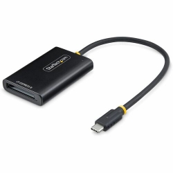 StarTech.com USB-C CFexpress Type B Card Reader, Portable USB 3.2 (10Gbps) Memory Card Reader, USB Type-C to CF Express 2.0 Adapter - Connect a CFexpress 2.0 Type B memory card to a USB-C-enabled laptop/desktop/tablet; Universal Card Reader requires no dr