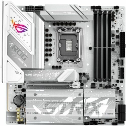 Asus ROG Strix B860-G GAMING WIFI Gaming Desktop Motherboard - Intel B860 Chipset - Socket LGA-1851 - Micro ATX - Core Ultra Processor Supported - 256 GB DDR5 SDRAM Maximum RAM - DIMM, UDIMM - 4 x Memory Slots - Gigabit Ethernet - 2.5Gigabit Ethernet - IE