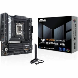 TUF GAMING B860M-PLUS WIFI Gaming Desktop Motherboard - Intel B860 Chipset - Socket LGA-1851 - Micro ATX - Core Ultra Processor Supported - 256 GB DDR5 SDRAM Maximum RAM - DIMM, UDIMM - 4 x Memory Slots - Gigabit Ethernet - 2.5Gigabit Ethernet - IEEE 802.