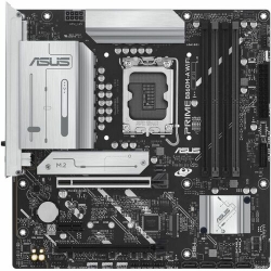 Asus Prime B860M-A WIFI-CSM Desktop Motherboard - Intel B860 Chipset - Socket LGA-1851 - Micro ATX - Core Ultra Processor Supported - 256 GB DDR5 SDRAM Maximum RAM - DIMM, UDIMM - 4 x Memory Slots - Gigabit Ethernet - 2.5Gigabit Ethernet - IEEE 802.11ax -
