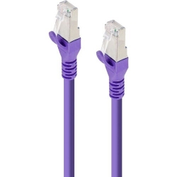 ALOGIC 1m Purple 10GbE Shielded CAT6A LSZH Network Cable C6A-01-PURPLE-SH