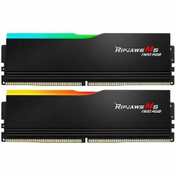 G.SKILL Ripjaws M5 Neo RGB RAM Module for Computer, Motherboard - 32 GB (2x16 GB) - RGB - DDR5-6400/PC5-51200 DDR5 SDRAM - 6400 MHz - CL13 - 1.40 V - Non-ECC - Unbuffered - Lifetime Warranty F5-6400J3240G16GX2-RM5NRK