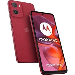 Motorola Mobility moto g05 64 GB Smartphone - 6.7" LCD HD+ 1604 x 720 - Octa-core (Cortex A75Dual-core (2 Core) 2 GHz + Cortex A55 Hexa-core (6 Core) 1.70 GHz - 4 GB RAM - Android 15 - 4G - Plum Red - Bar - MediaTek Helio G81 Extreme (12 nm) SoC - 2 SIM