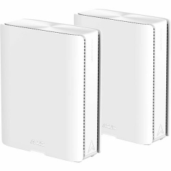 Asus BE25000 Quad Band WiFi 7 802.11be Mesh Router, Coverage up to 8000 sq. ft., Dual 10G ports, Smart Home Master with multi-SSID for IoT, VPN and parental controls, Subscription-free network security, Ai ZENWIFI BQ16