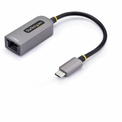 StarTech.com 2.5GbE USB-C to Ethernet Adapter, NBASE-T NIC, USB 3.0 Type-C 2.5/1G Multi Speed Network, USB 3.1 RJ45, Thunderbolt Compatible - 2.5GbE USB-C to Ethernet Adapter; Securely connects to networks over CAT5e/RJ45/LAN; NBASE-T NIC; 10/100Mbps/1G/