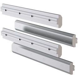 Atdec ADB-RX rail extension kit - connects two ADB rails - steel - Black ADB-RX