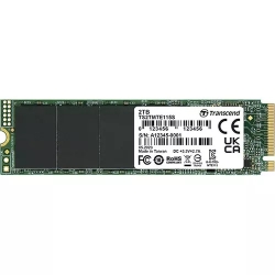 Transcend 115S 1 TB Solid State Drive - M.2 2280 Internal - PCI Express NVMe (PCI Express NVMe 3.0 x4) - Desktop PC Device Supported - 0.2 DWPD - 400 TB TBW - 3200 MB/s Maximum Read Transfer Rate - 5 Year Warranty TS1TMTE115S
