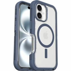 OtterBox Defender Series XT Rugged Case for Apple iPhone 16 Smartphone - Baby Blue Jeans (Blue) - Drop Resistant, Dust Resistant, Dirt Resistant, Shock Absorbing, Bump Resistant - Plastic, Polycarbonate (PC) - Wireless Charging Compatible 77-96064