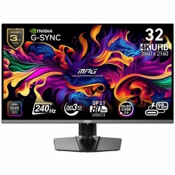 Msi 32 /4k/240Hz/0.03ms/QD-OLED/Type-C 98W/Hub 3.0/ DP2.1 MPG 322URX QD-OLED
