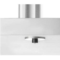Atdec AWM-FB-S bolt through desk fixing - Silver AWM-FB-S
