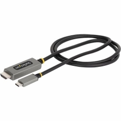StarTech.com 3ft (1m) USB-C to HDMI Adapter Cable, 8K 60Hz, 4K 144Hz, HDR10, USB Type-C to HDMI 2.1 Converter, USB-C/USB4/TB3/4 Compatible - Cable for Audio/Video Device, Monitor, Notebook, MacBook Pro - First End: 1 x USB Type C - Male - Second End: 1 x
