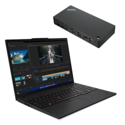 Lenovo THINKPAD T16 GEN 3 16IN WUXGA INTEL CORE ULTRA 5 125U 16GB RAM 512SSD WIN11 PRO 3 YEAR PREMIER SUPPORT +UNIVERAL USB-C DOCK(40AY0090AU) 21MN000XAU-UNIDOCK