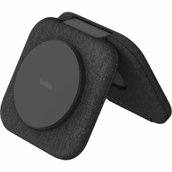 Belkin BoostCharge Pro Induction Charger - Black - For Qi2-enabled Device, iPhone - Input connectors: USB - LED Indicator, Fast Charging, Foldable WIZ026AUBK