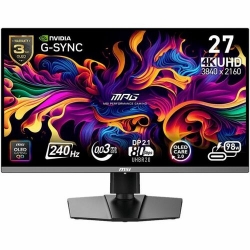 Msi 27in/4k/240Hz/0.03ms/QD-OLED/Type-C 90W/True Black 400 MPG 272URX QD-OLED