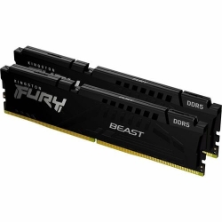 Kingston FURY Beast RAM Module for Motherboard - 32 GB (2 x 16GB) - DDR5-6000/PC5-48000 DDR5 SDRAM - 6000 MHz Single-rank Memory - CL36 - 1.35 V - Non-ECC - Unbuffered - 288-pin - DIMM KF560C36BBE2K2-32